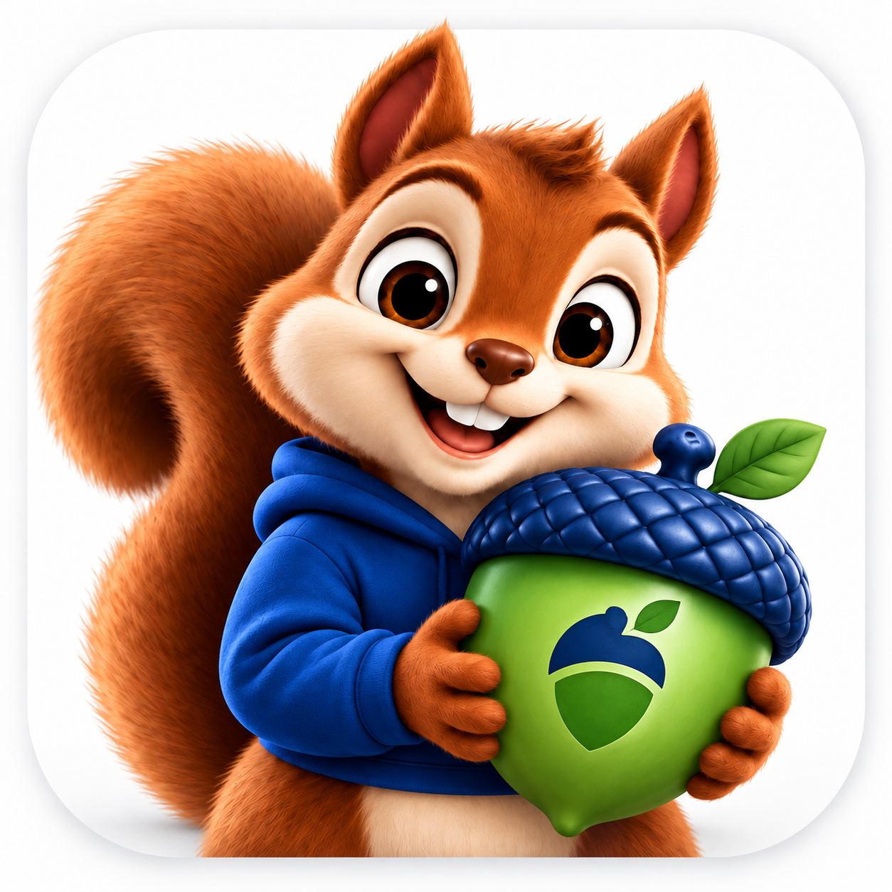 Oki, the Okiova squirrel mascot
